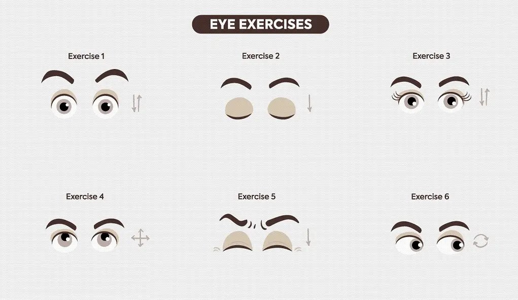8 Easy Eye Exercises to Improve Vision Techniques and Tips Kraff Eye