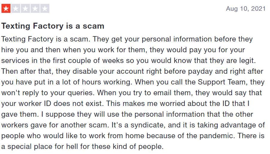 Texting Factory Review 2023 Is it Legit or a Scam?