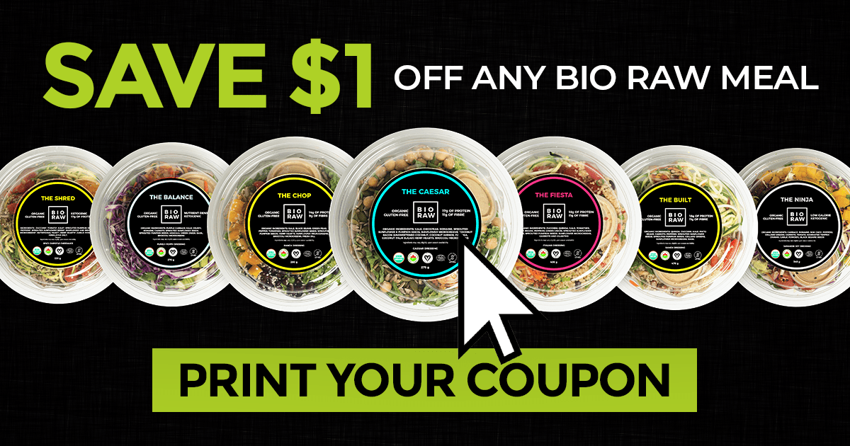 Get Offer Save 1 on any one (1) BIO RAW meal