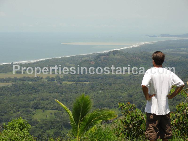 Ocean view land for sale in Hatillo Dominical, ID CODE 2112