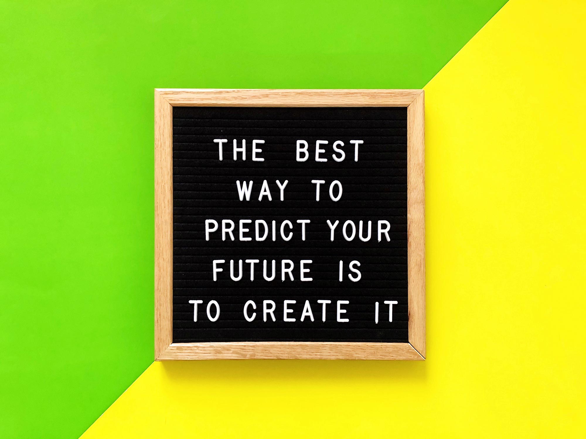 How we can predict the future