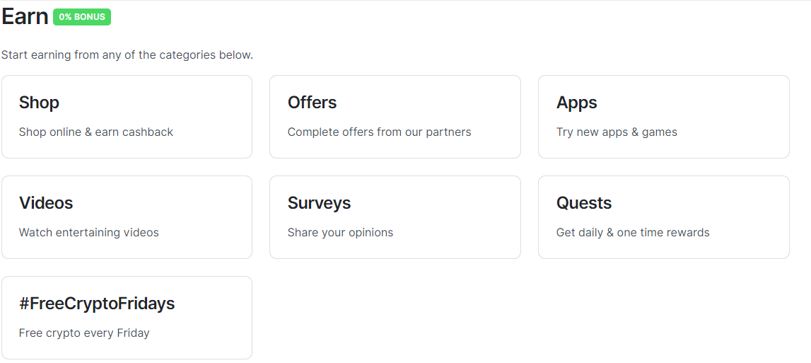 Earn Crypto From Survey and Task Block Reward