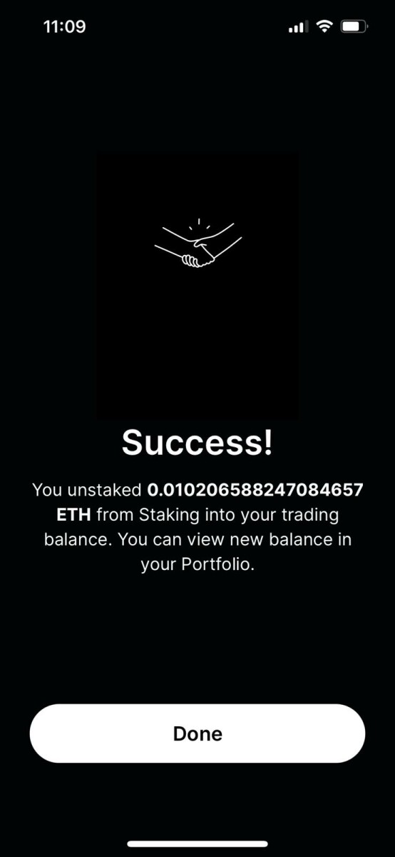 I unstaked my ETH from Gemini