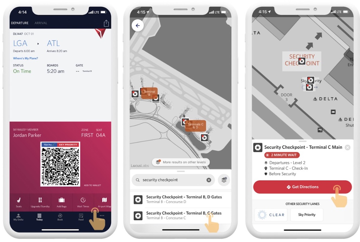 Delta App To Gain International Auto CheckIn, Security Wait Times, And