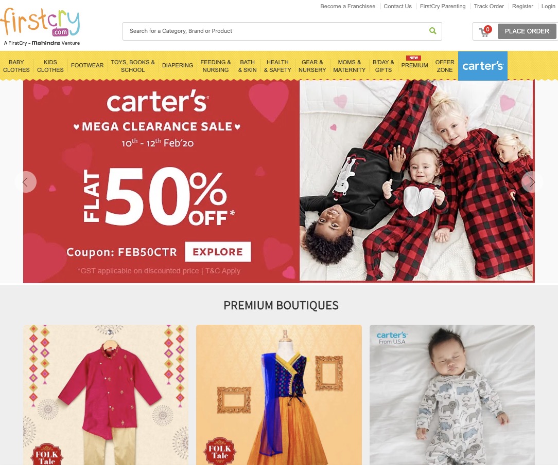 IndiaBased FirstCry Raises 150 Million From SoftBank