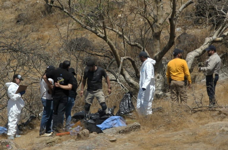Mexico Police find 45 bags containing human body parts(04)