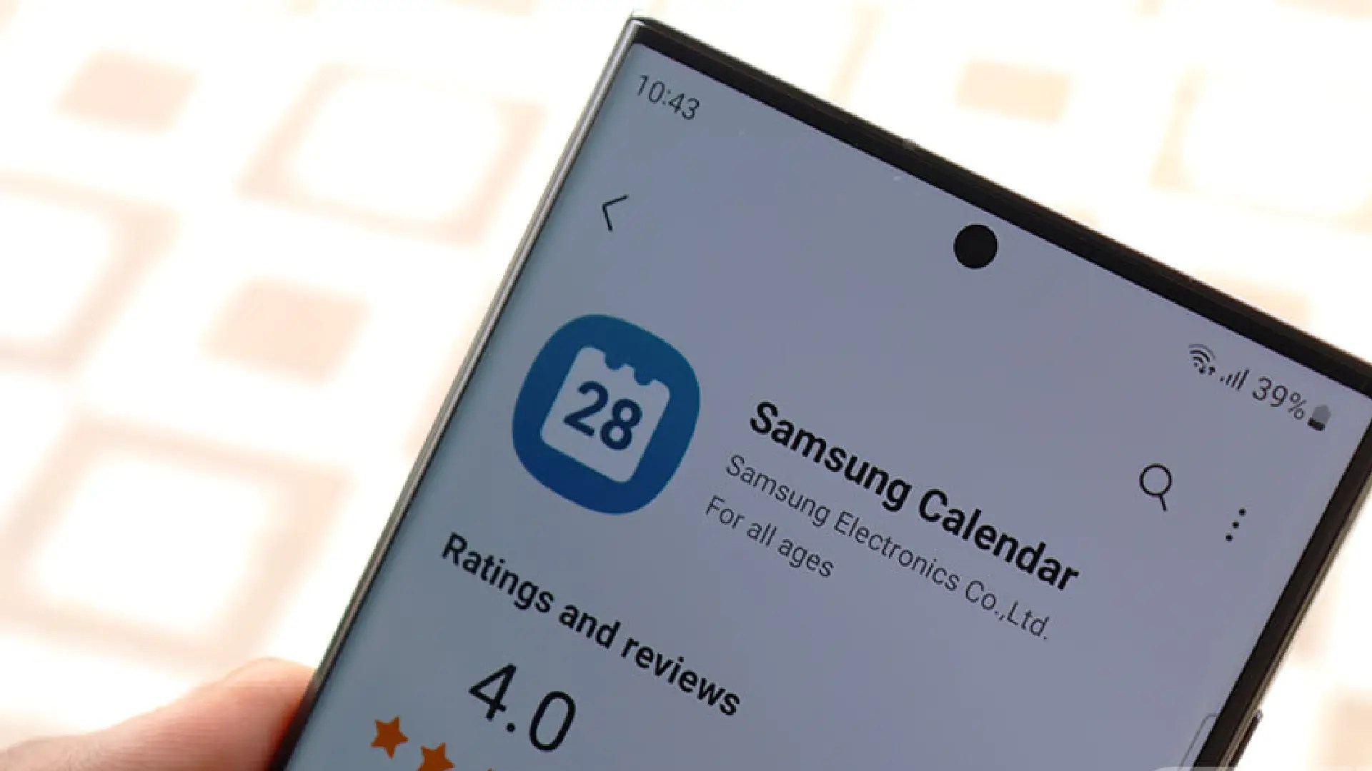 Reshaping Time Samsung Calendar App's TwoHanded Event Movement in One