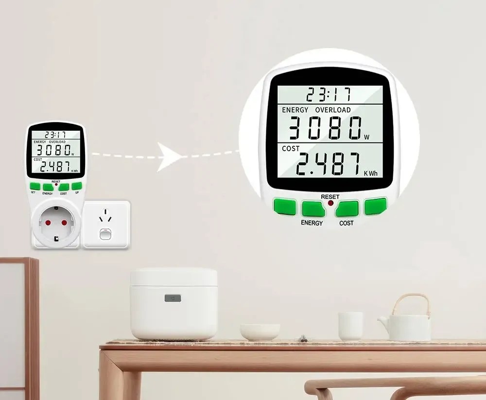 Mains Power Meter Monitor AU/NZ Plug Purified NZ