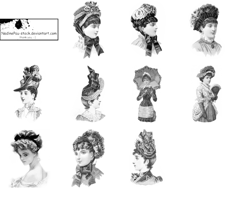 Victorian Ladies Brushes