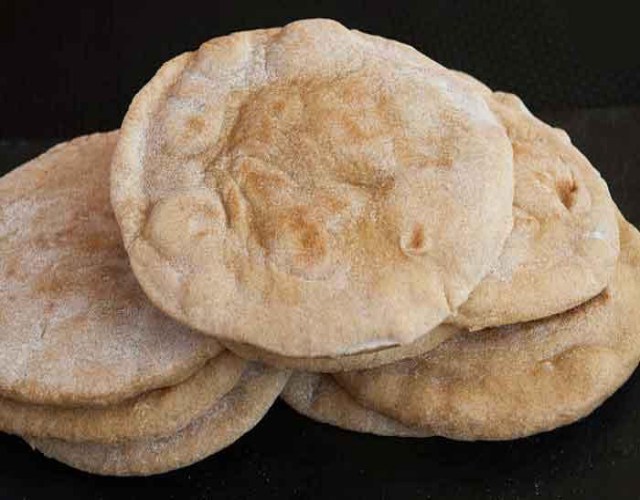 Receta de Pan árabe al horno