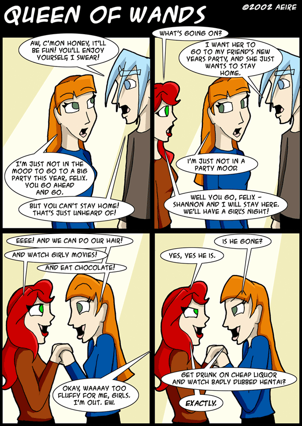 Queen of Wands Sunday, December 29, 2002