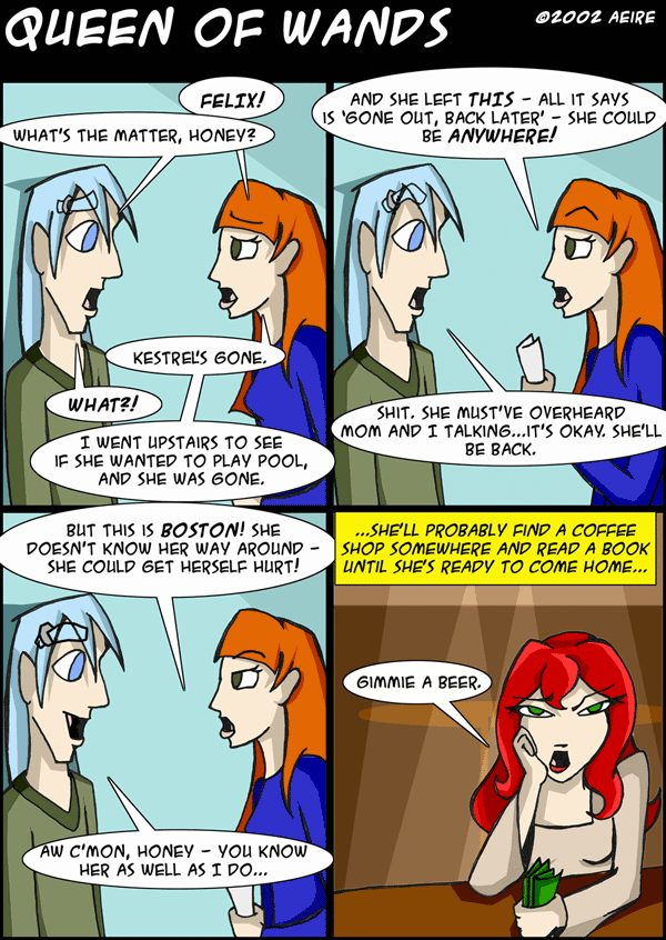 Queen of Wands Tuesday, April 19, 2005