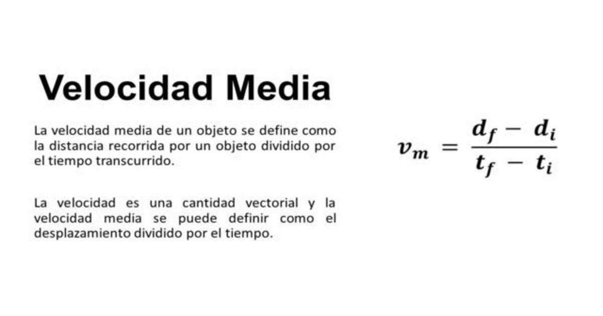 Cómo calcular la velocidad media Fácil paso a paso