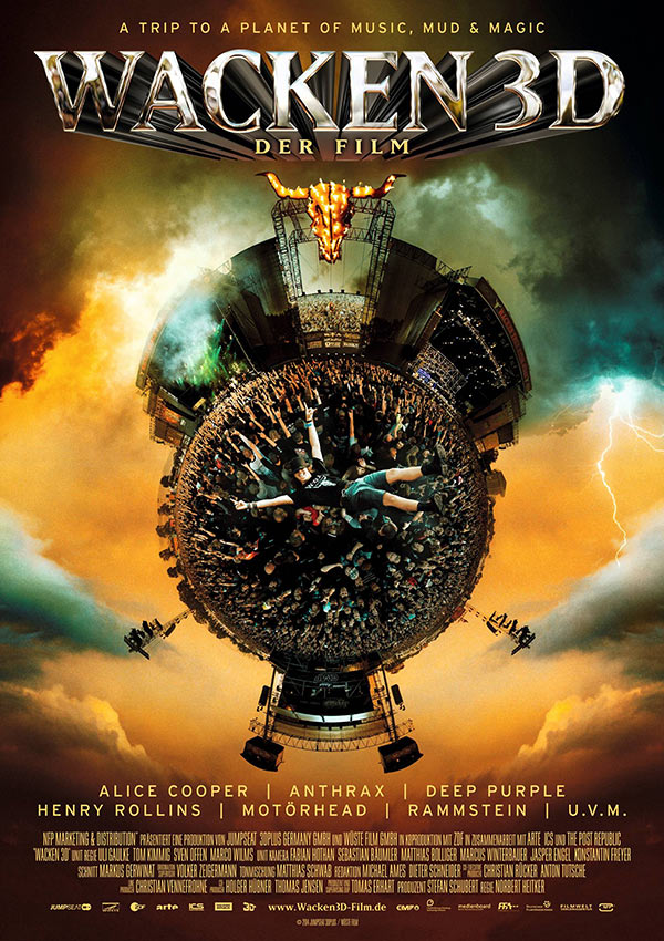 Rammstein World Sortie et avantpremières de Wacken 3D
