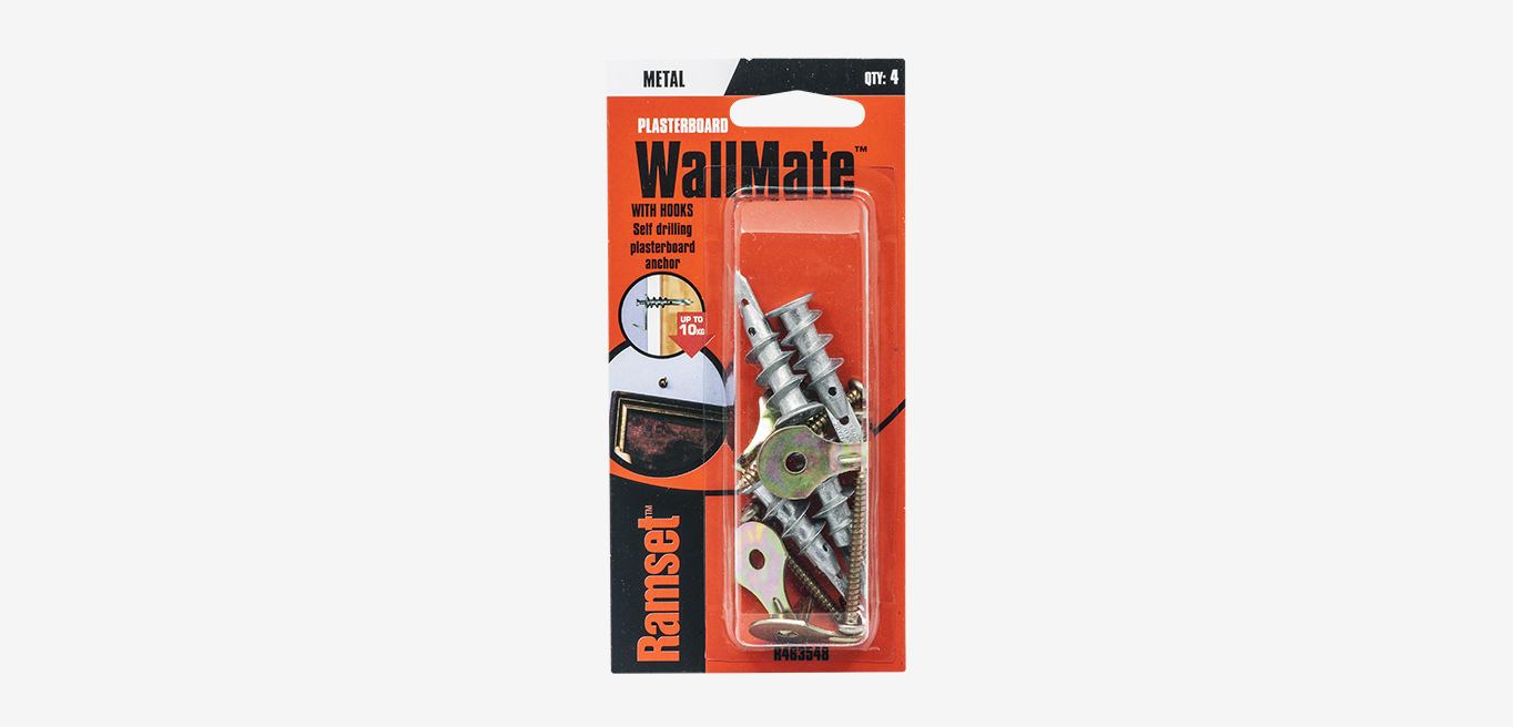 WallMate™ Anchors with Hooks Ramset