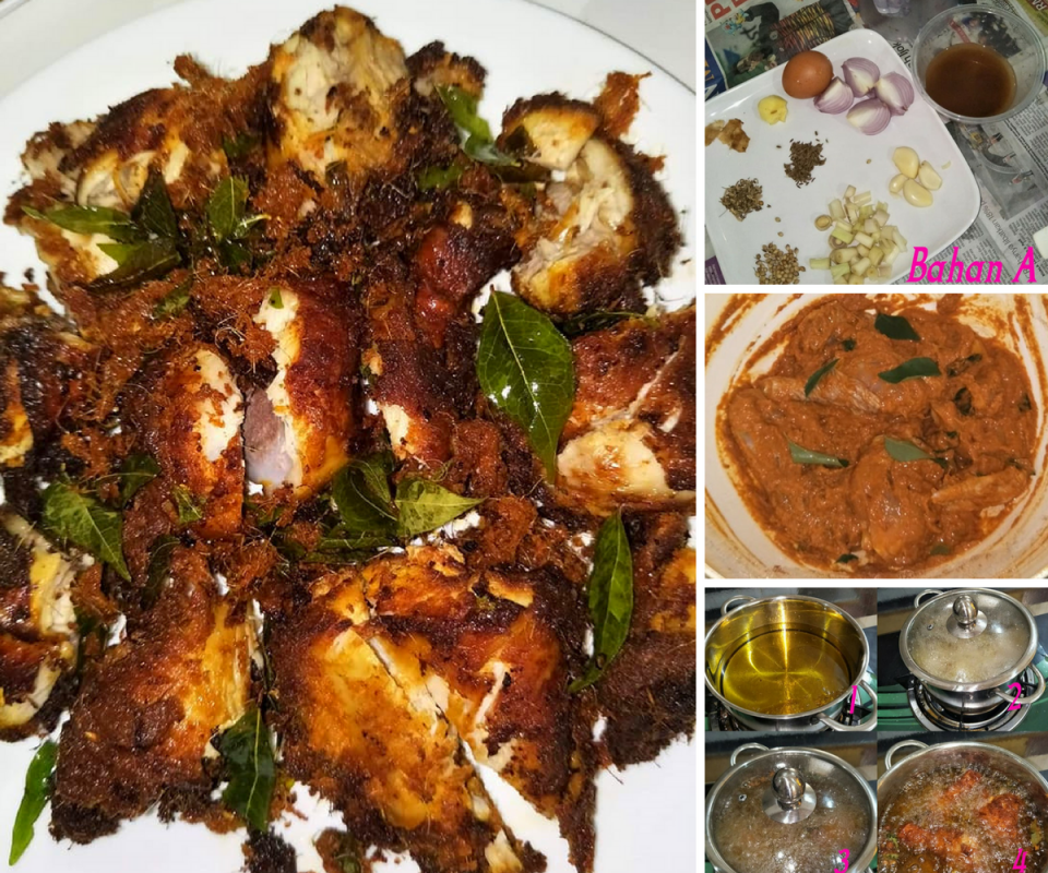 Resipi Step By Step Ayam Goreng Berempah Paling Sedap & Mudah!