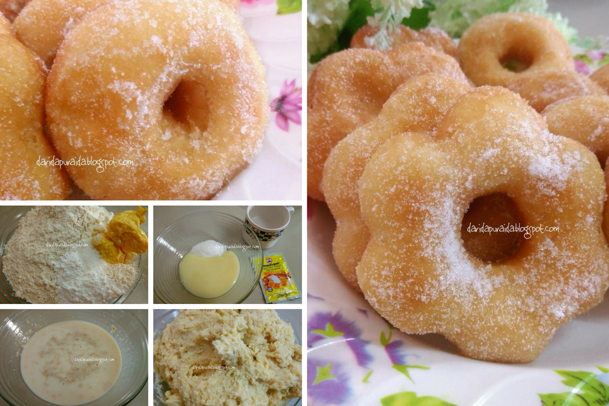 Cara Membuat Donat Gebu / Cara Membuat Donut Gebu Paling Senang Hanya