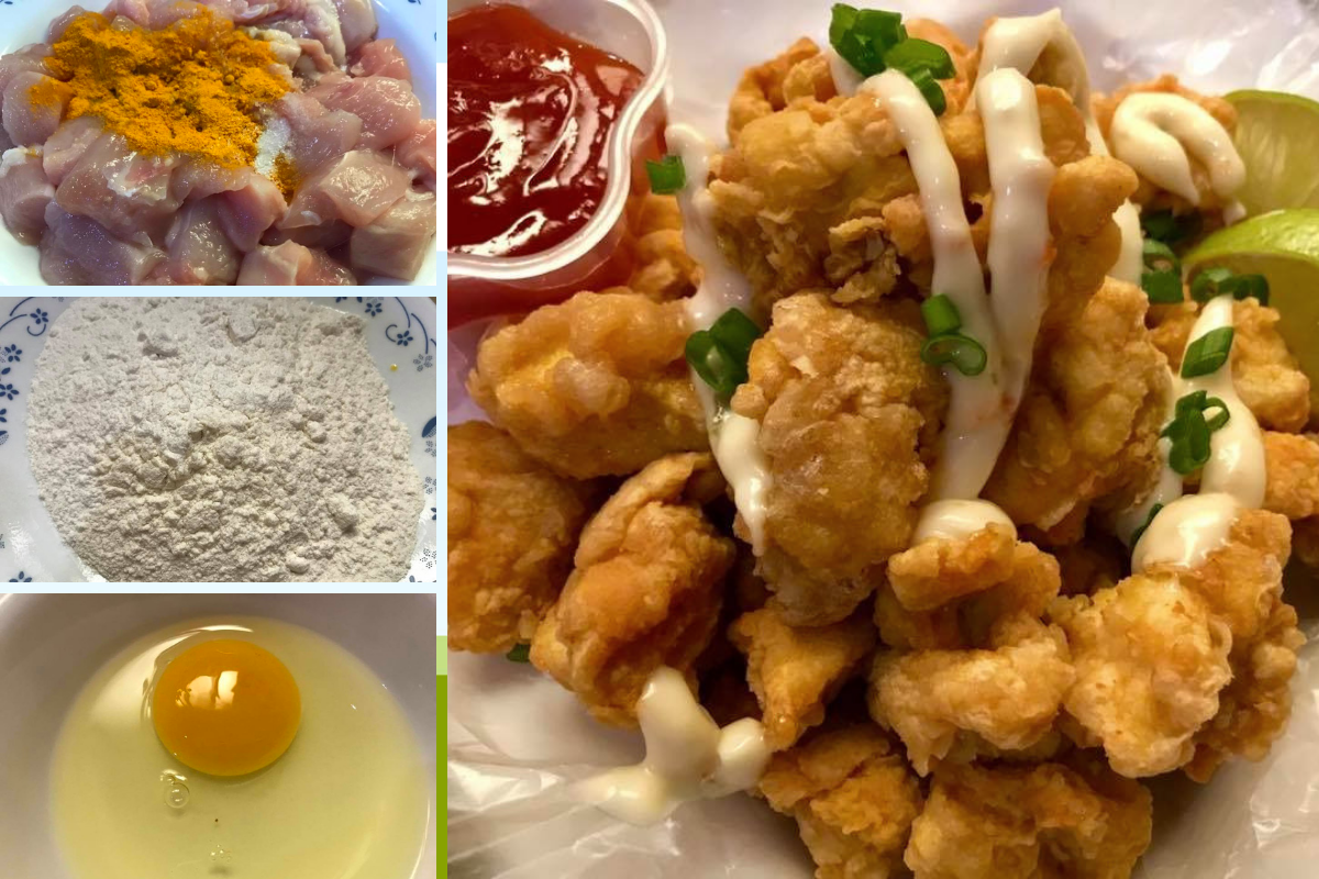 Cara Buat Ayam Popcorn Homemade Untuk Kudapan AnakAnak.