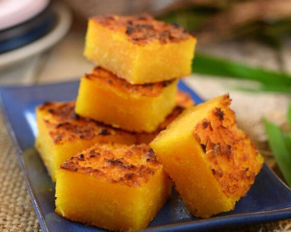 Cara Paling Senang Buat Bingka Ubi Kayu, Sukat Guna Cawan.