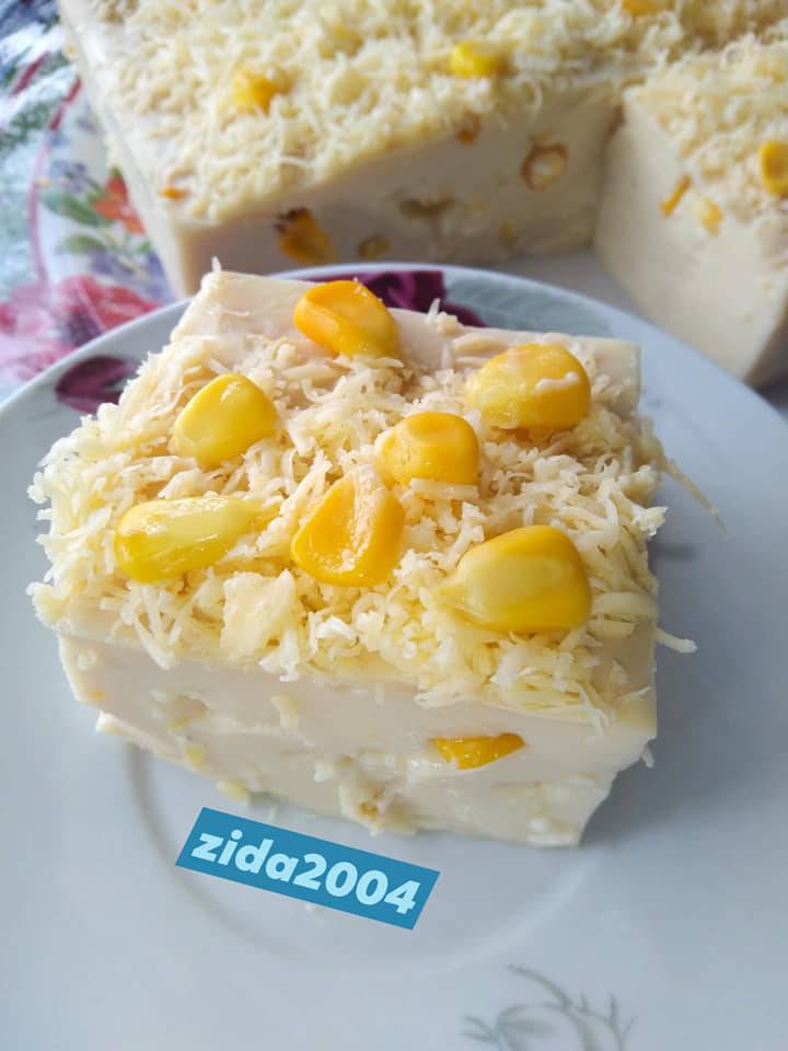 Cara Membuat Puding Jagung Biasa Puding Kastard Jagung Azie Kitchen