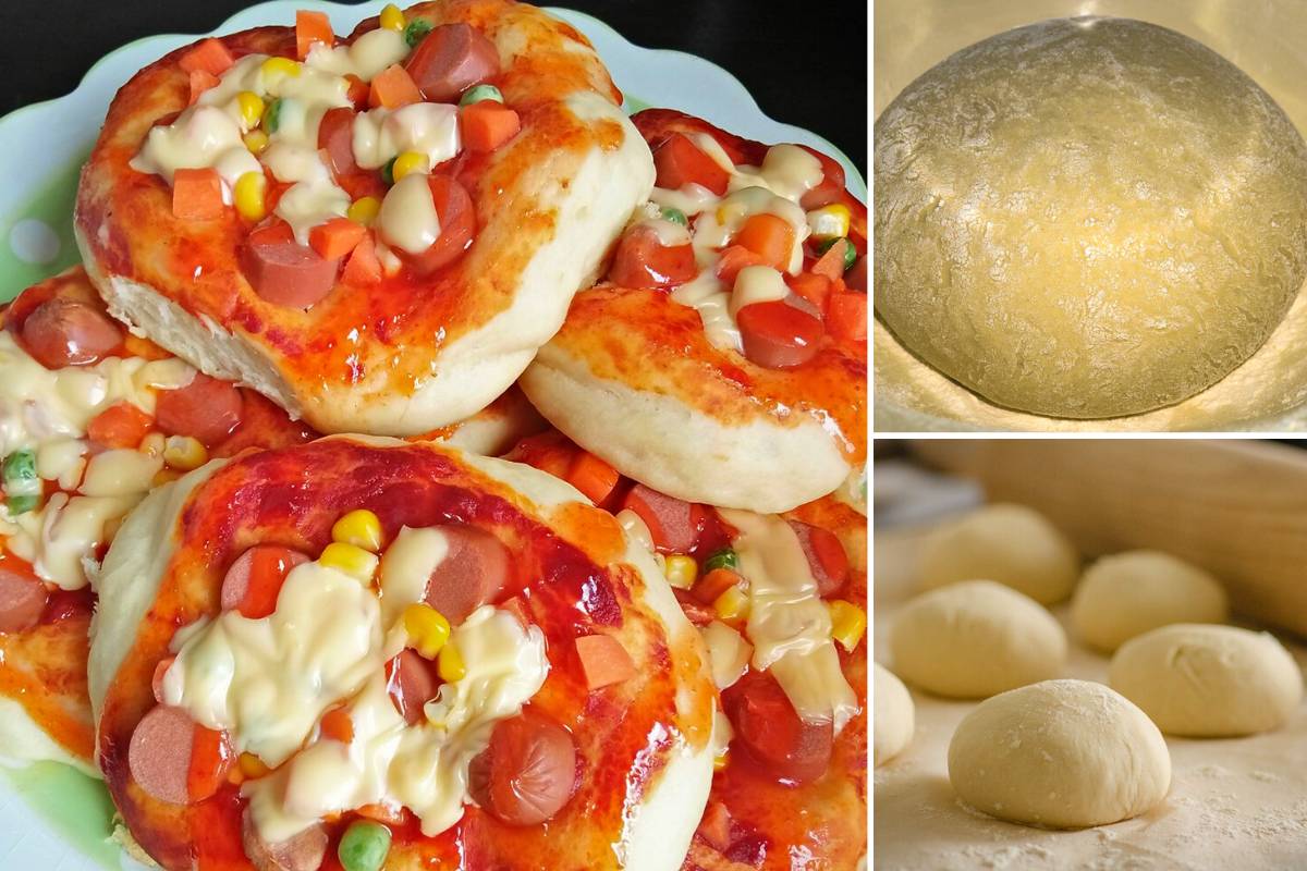 Buat Pizza Mini Lembut & Gebu Untuk Minum Petang