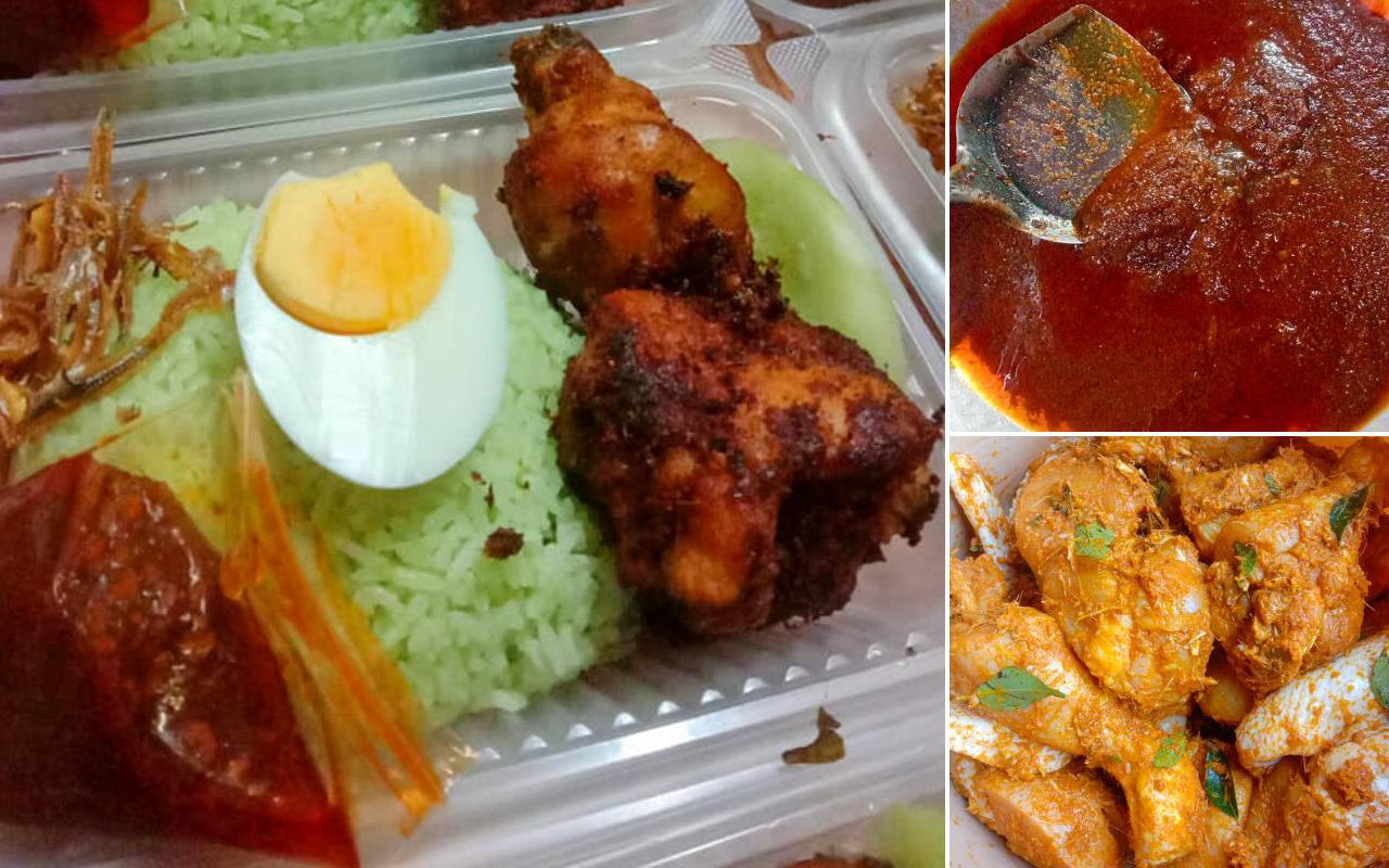 Cara Masak Nasi Lemak Pandan, Sambal & Ayam Berempah