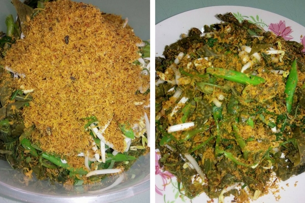 Resepi Urap Daun Ubi