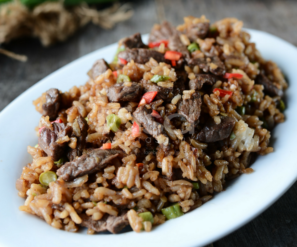 Resipi Nasi Goreng Kambing Viral. Menu Street Food Popular Indonesia.