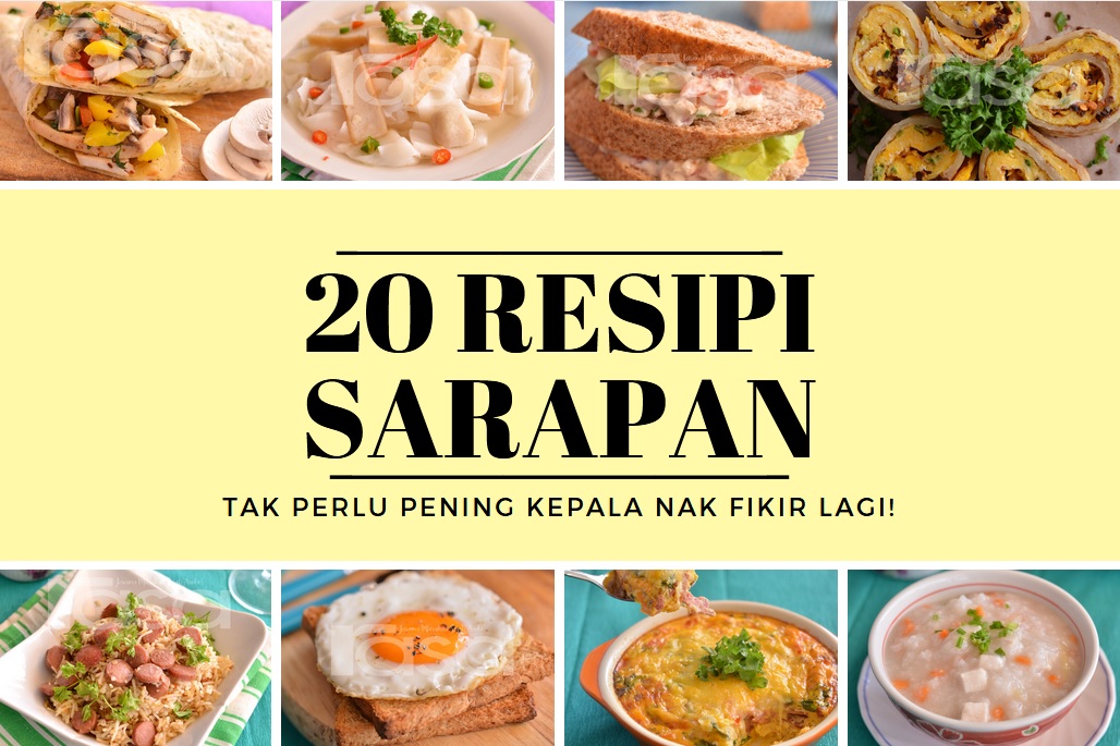 menu sihat sarapan pagi