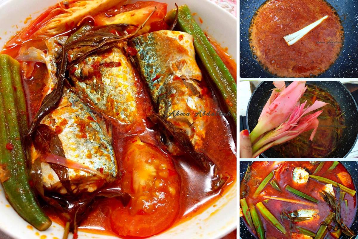Resipi singgang ikan kembung sedap dan mudah disediakan