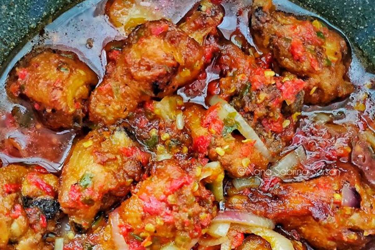 Resep Sambal Ayam Goreng Pedas
