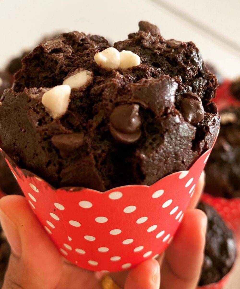 Cara Cara Buat Muffin Coklat Chip Naik Merekah, Enaknya.
