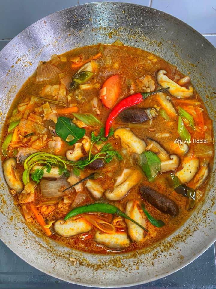 Tomyam Sayur Thai. Resipi Istimewa Yang Sangat Sedap.