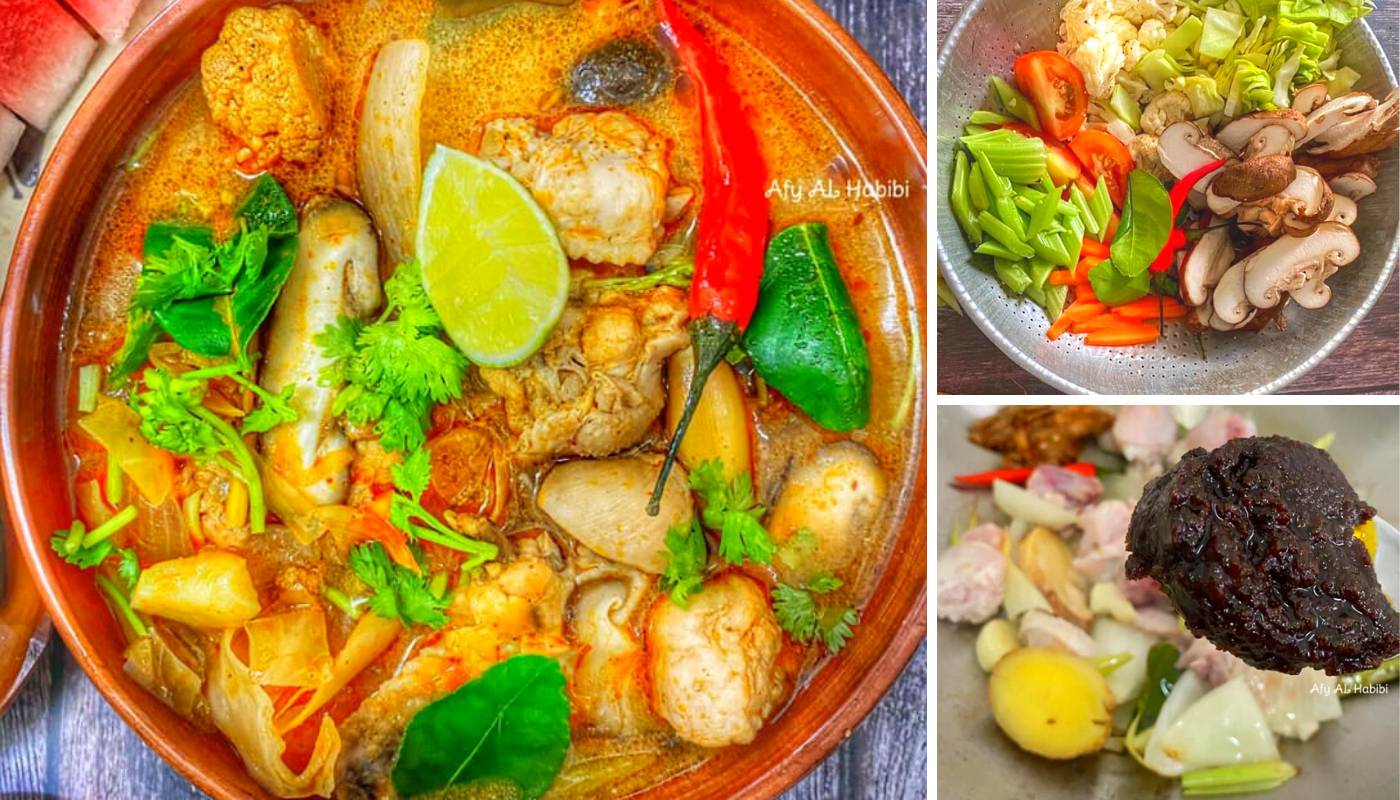 Tomyam Sayur Thai. Resipi Istimewa Yang Sangat Sedap.