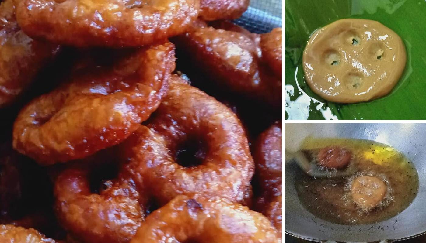 Resepi Kuih Peneram Lembut / Kuih Peneram Denderam Telinga Keling