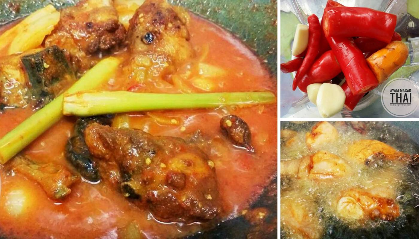 Resipi Ayam Masak Thai Ala Kedai Siam Paling Sedap & Mudah