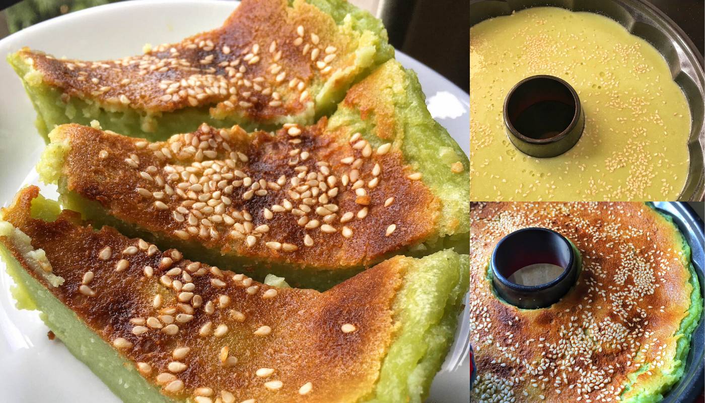 Kuih Bingka Pandan Sedap. Resipi Gerenti Jadi & Tak Guna