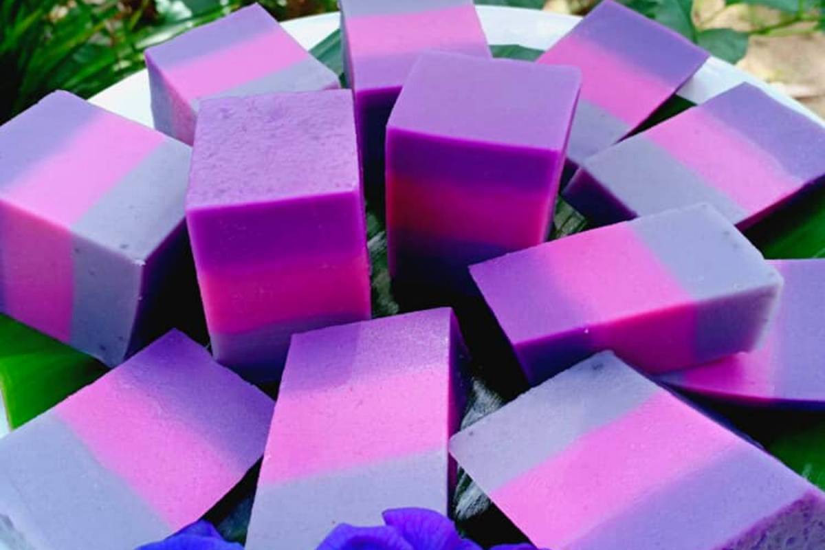 Cara Buat Kuih Lapis Keledek Ungu Mudah & Tak Guna Banyak Bahan