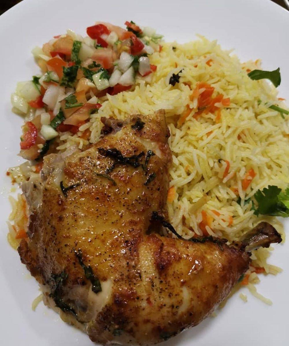 Set Nasi Lobak Merah & Ayam Bakar Super Lazat. Berbaloi