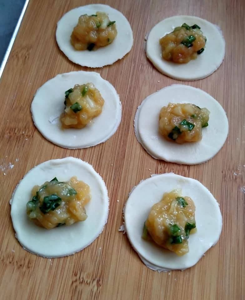 Resipi Dumpling Goreng Homemade Guna Isi Ayam. Mudah & Tak Guna Banyak