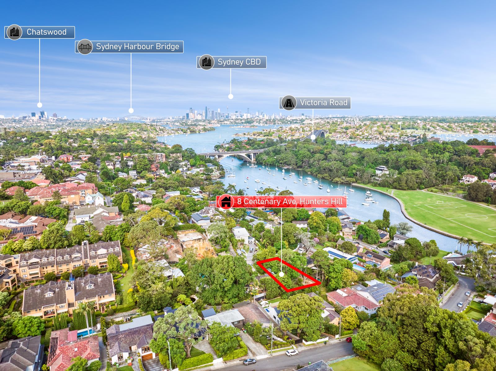 8 Centenary Avenue, Hunters Hill, NSW, 2110 Property Profile