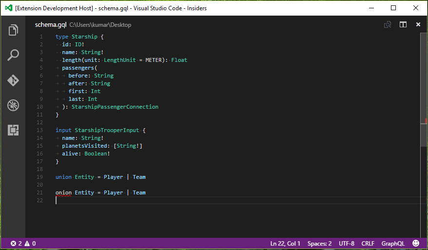 graphqlforvscode npm