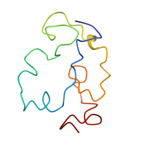 RCSB PDB - 1TAC: HIV-1 TAT CYS-, NMR, 10 STRUCTURES