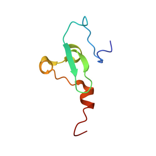 RCSB PDB 2MA5 Solution NMR structure of PHD type Zinc finger domain