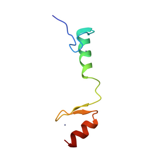 RCSB PDB 2MDG Solution NMR Structure of Zinc finger protein 423 from