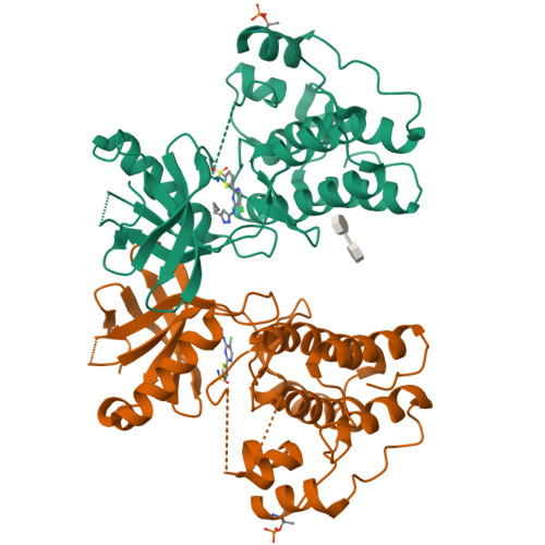 RCSB PDB 6B2Q Dual Inhibition of the Essential Protein Kinases A and