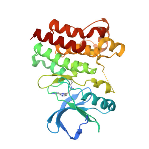 RCSB PDB 8TU3 Bruton's tyrosine kinase in complex with covalent