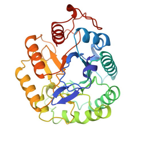 RCSB PDB 2A3H CELLOBIOSE COMPLEX OF THE ENDOGLUCANASE CEL5A FROM