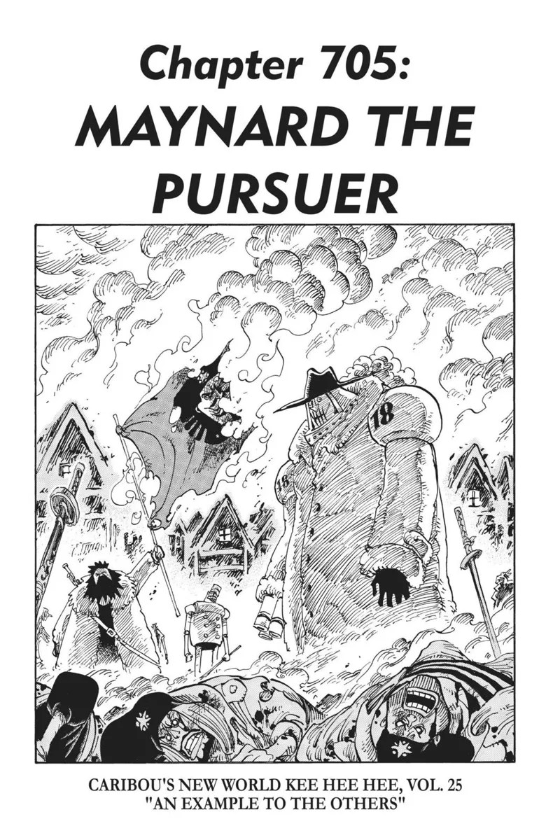 One Piece chapter 705 English Scans