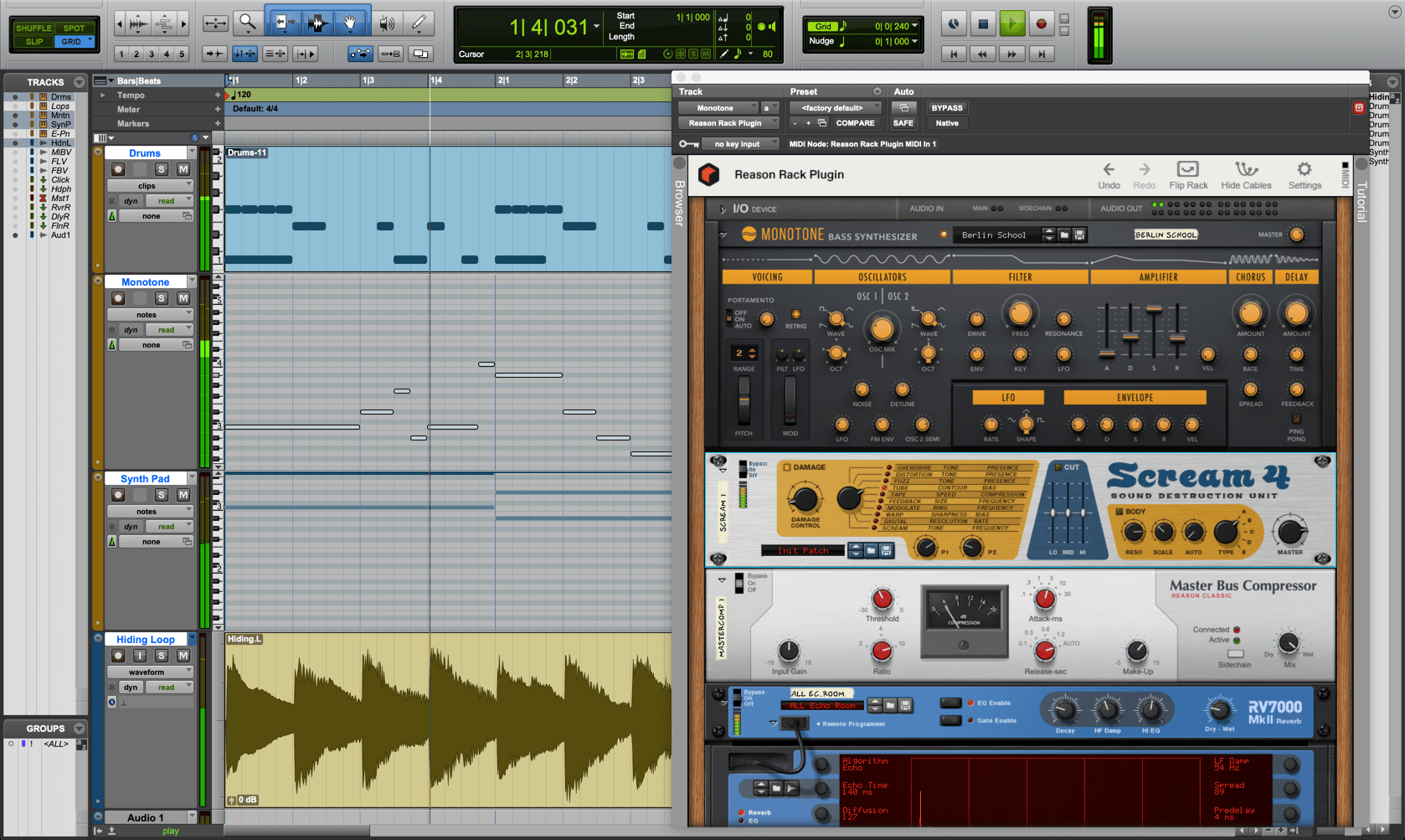 Reason Rack Plugin VST/AU Plugin Reason Reason Studios